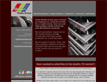 Tablet Screenshot of orionmedia.org